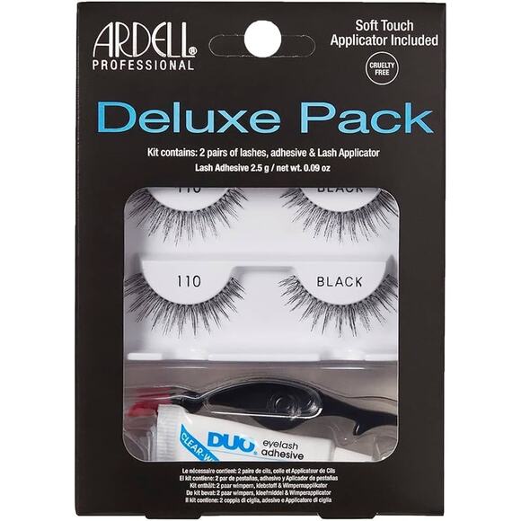Ardell Professional Deluxe Pack Lash Lashes 110 Black - Picture 1 of 2